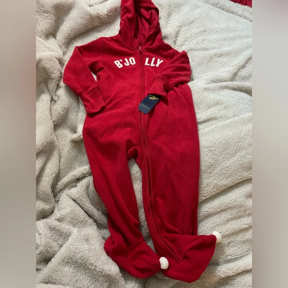 NWT Oshkosh B’Gosh Be Jolly Elf Christmas Pajamas